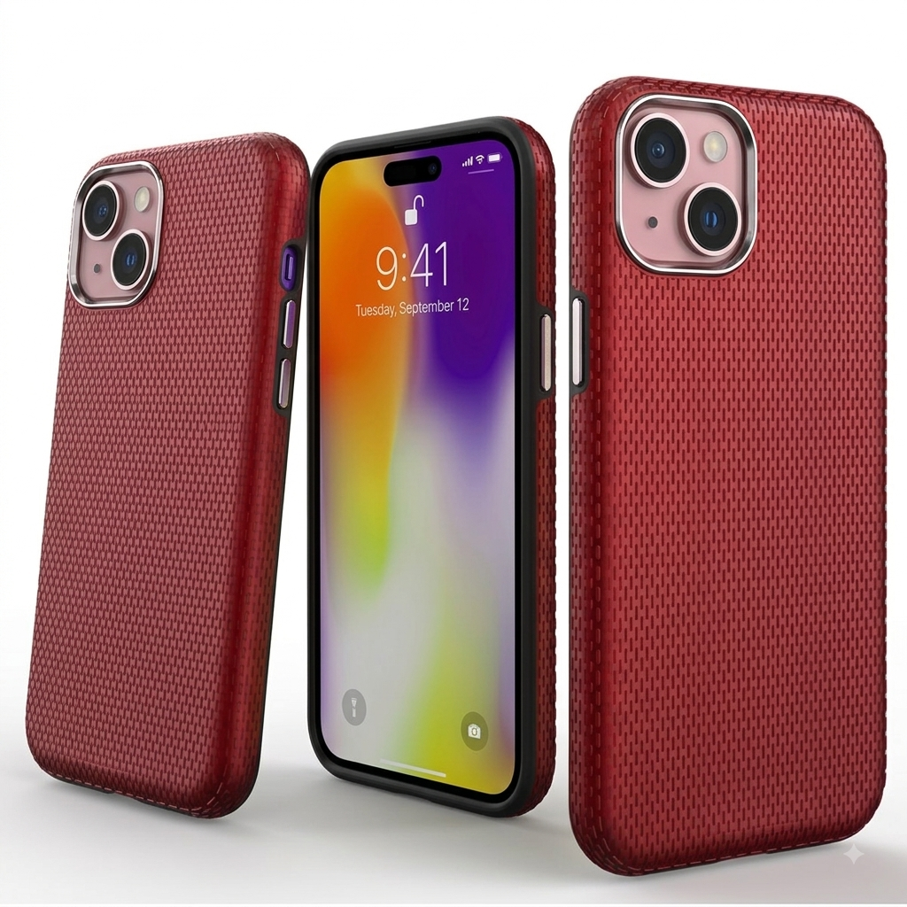 Dot Texture Case Compatible with iPhone 15 Plus
