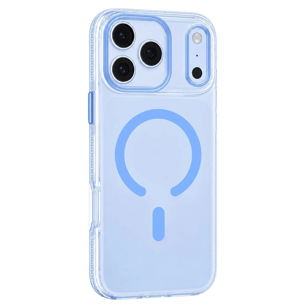 Clear Shockproof MagSafe Case with Color Frame Compatible with iPhone 18 Pro & iPhone 17 Pro