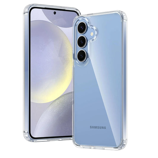 Clear Protective Case (Soft / Hybrid) Compatible with Samsung Galaxy S25 Plus