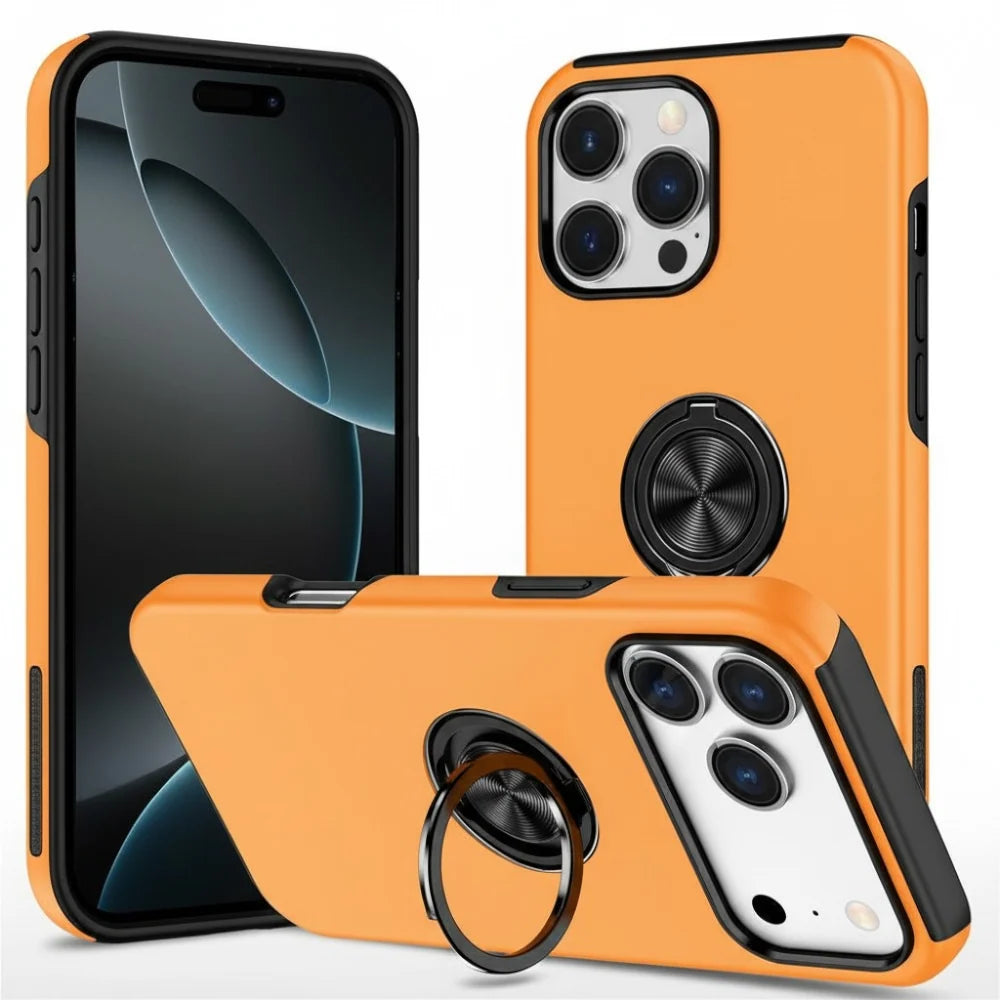 Ring Holder Kickstand Case Compatible with iPhone 17 Pro