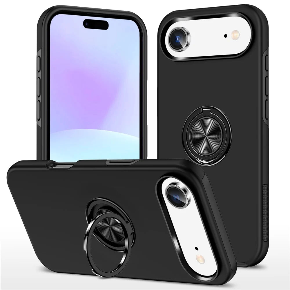 Ring Holder Kickstand Case Compatible with iPhone 17 Air