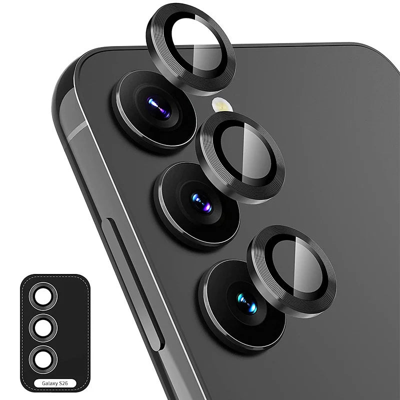 9H Ultra-Clear Tempered Glass Camera Lens Protector Compatible with Samsung Galaxy S26