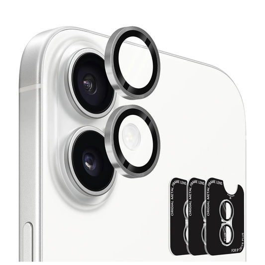 Camera Lens Protector Rings Compatible with iPhone 16 / 16 Plus