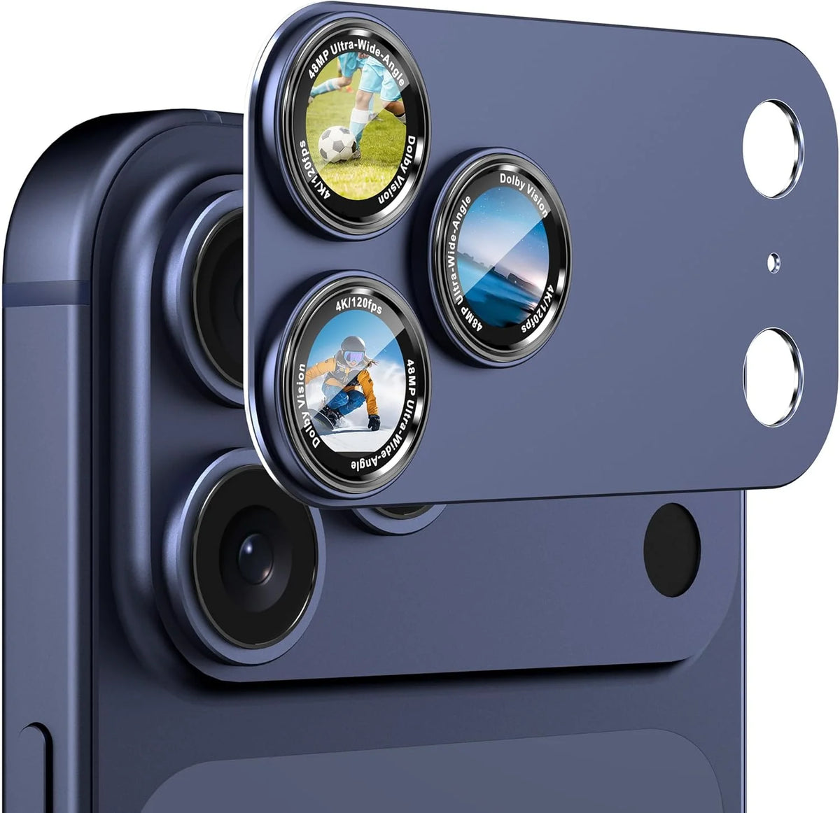 Integrated Full Cover Camera Lens Guard Compatible with iPhone 17 Pro Max