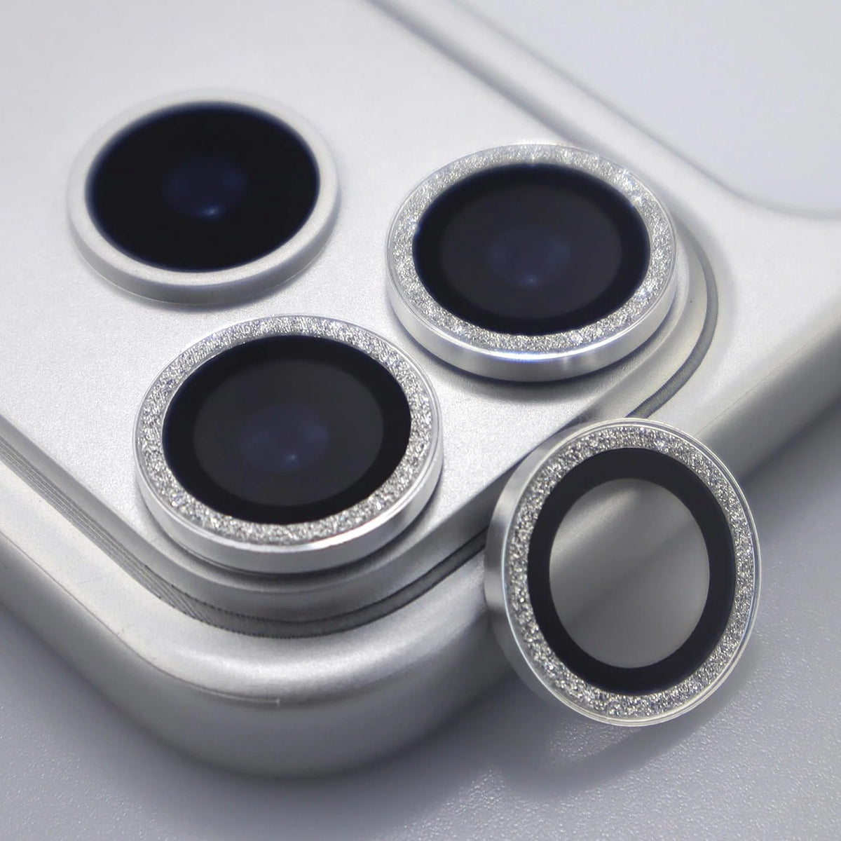 Sparkle Edition Camera Lens Protector Rings Compatible with iPhone 17 Pro & 17 Pro Max