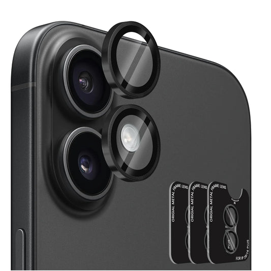 Camera Lens Protector Rings Compatible with iPhone 16 / 16 Plus