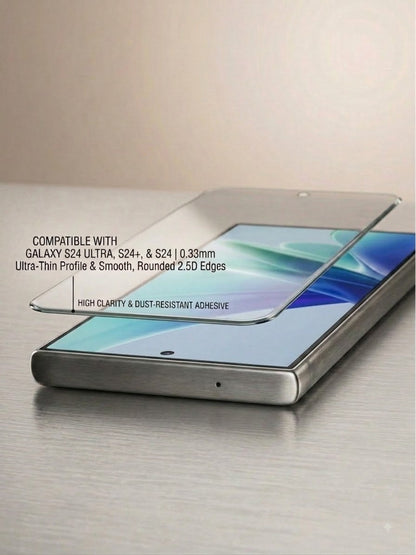 9H Clear Tempered Glass Screen Protector Compatible with Samsung Galaxy S Series