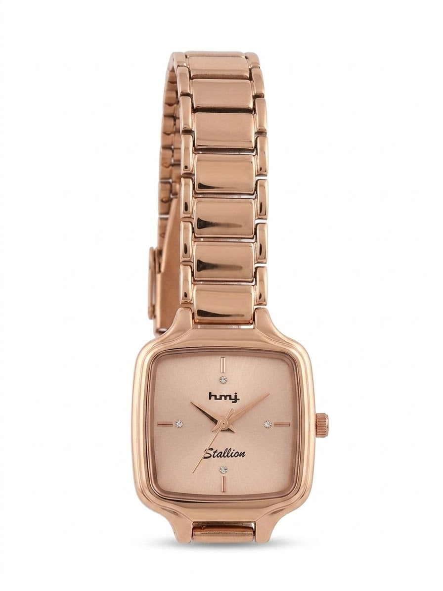 Square Gold Women’s Dress Watch