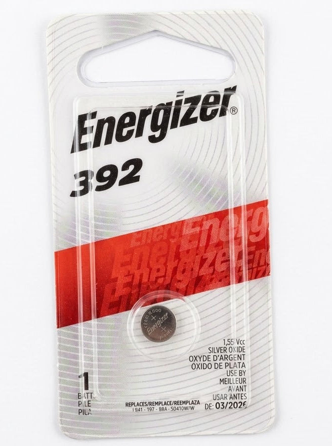 Energizer 392/384 1.55V Silver Oxide Button Battery – 1-Pack