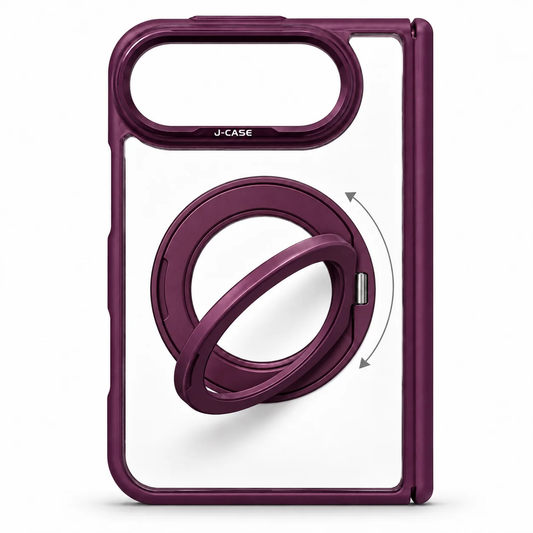 MagSafe Rotating Ring Holder Case with Hinge Protection Compatible with iPhone Duo