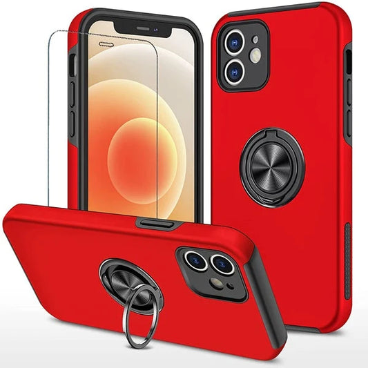 Ring Holder Kickstand Case Compatible with iPhone 15 Pro